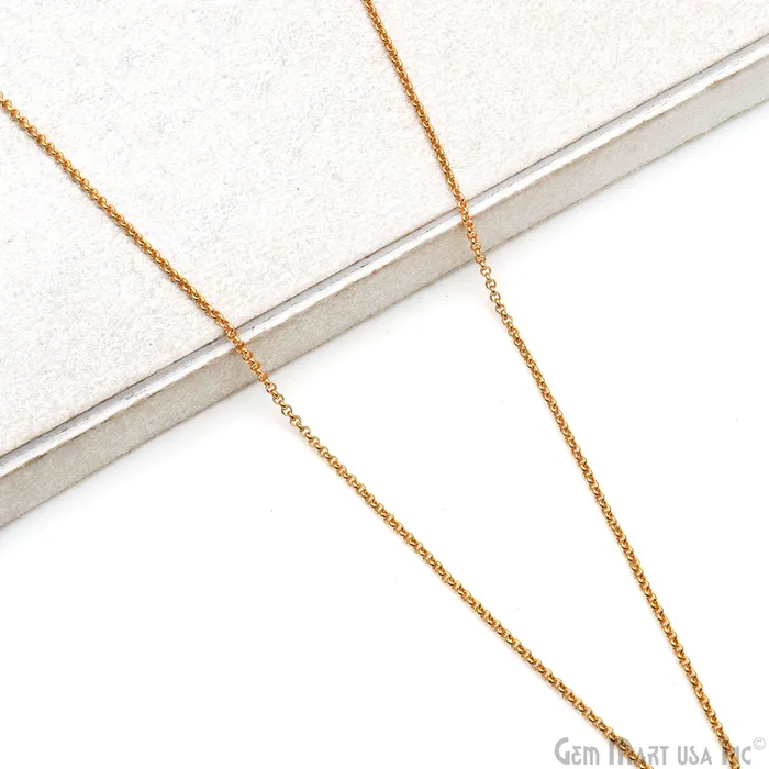 Necklaces GemMartUSA Sleek Cable Chain Necklace 18 Inch With Lobster Claw Clasp Necklaces GemMartUSA Sleek Cable Chain Necklace 18 Inch With Lobster Claw Clasp