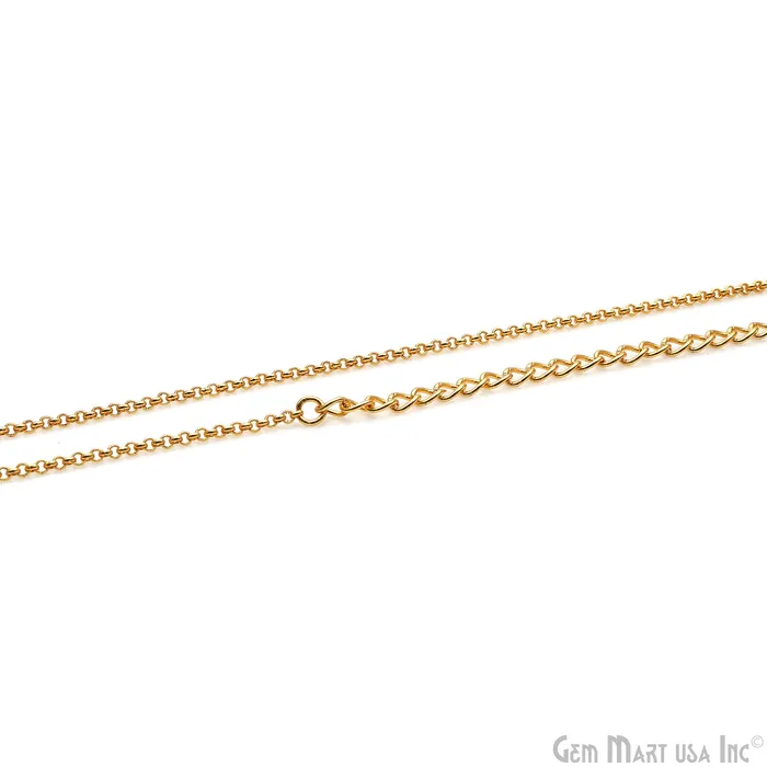 Necklaces GemMartUSA Sleek Cable Chain Necklace 18 Inch With Lobster Claw Clasp Necklaces GemMartUSA Sleek Cable Chain Necklace 18 Inch With Lobster Claw Clasp