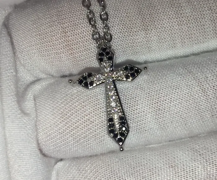 Necklaces Minx London Diamond Cross Necklace Cross Necklace Diamond
