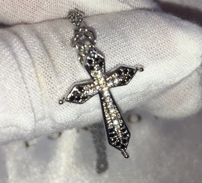 Necklaces Minx London Diamond Cross Necklace Cross Necklace Diamond