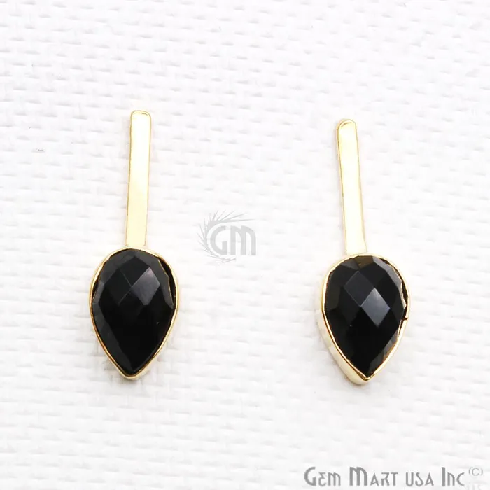 Pear Shape 9x27mm Gold Plated Gemstone Dangle Stud Earrings Pick your Gemstone 901741 GemMartUSA Earrings Pear Shape 9x27mm Gold Plated Gemstone Dangle Stud Earrings Pick your Gemstone 901741 GemMartUSA Earrings