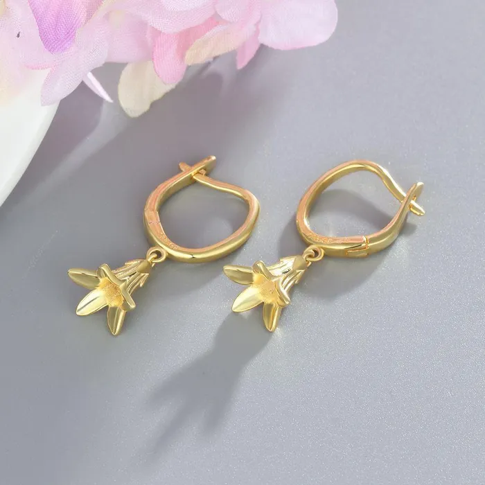 Personalized Jewel Earrings Cute Gold Plated Banana Shape Drop Earring Party Jewelry Earrings for Women Best Gift for Her