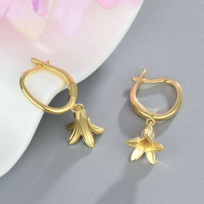 Personalized Jewel Earrings Cute Gold Plated Banana Shape Drop Earring Party Jewelry Earrings for Women Best Gift for Her