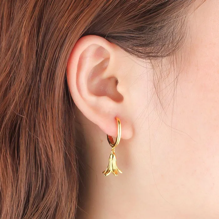 Personalized Jewel Earrings Cute Gold Plated Banana Shape Drop Earring Party Jewelry Earrings for Women Best Gift for Her