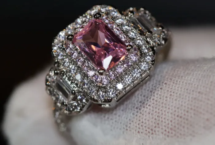 Pink Diamond Ring Pink Diamond Engagement Ring Womens Pink Diamond Ring Promise Ring Womens Engagement Ring Womens Fashion Ring My Store Rings