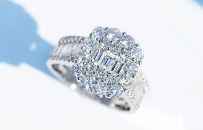 Rings Lab Diamonds London Diamond Ring Womens Engagement Ring Engagement Rings Womens Rings Promise Ring Eternity Ring Ring for Women Baguette Ring