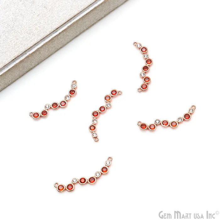 Zircon Gold Bezel Bar Necklace Bar Pendant 32x4mm Double Bail Necklace GemMartUSA Necklaces Zircon Gold Bezel Bar Necklace Bar Pendant 32x4mm Double Bail Necklace GemMartUSA Necklaces