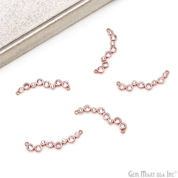 Zircon Gold Bezel Bar Necklace Bar Pendant 32x4mm Double Bail Necklace GemMartUSA Necklaces Zircon Gold Bezel Bar Necklace Bar Pendant 32x4mm Double Bail Necklace GemMartUSA Necklaces