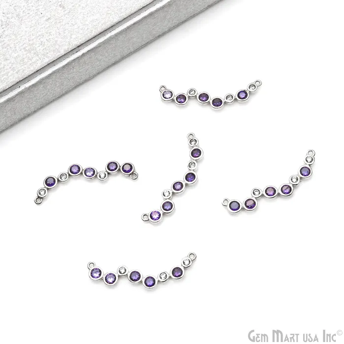 Zircon Gold Bezel Bar Necklace Bar Pendant 32x4mm Double Bail Necklace GemMartUSA Necklaces Zircon Gold Bezel Bar Necklace Bar Pendant 32x4mm Double Bail Necklace GemMartUSA Necklaces